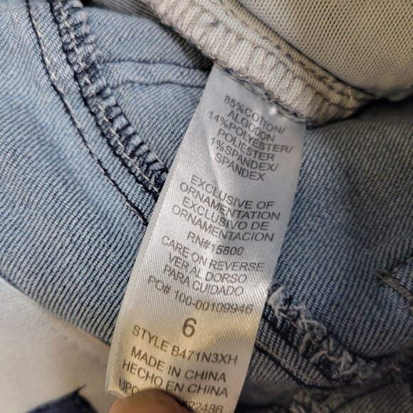 Democracy Ab Solution Women's Size 6 Jean Shorts - Picture 4 of 4